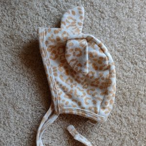 Kate Quinn Organic Cotton Baby Bear Hat 3-6 months